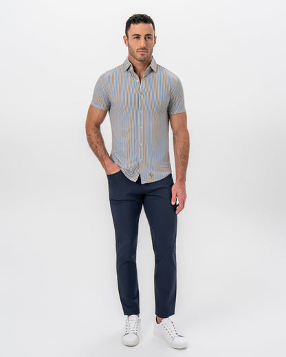 "The Coastal" Blue and Stone Big Check