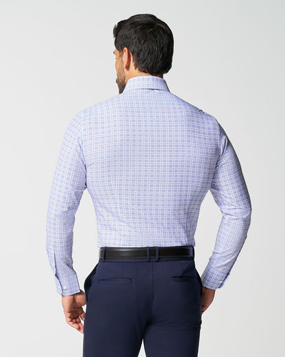 "The Baron" Purple and Blue Plaid