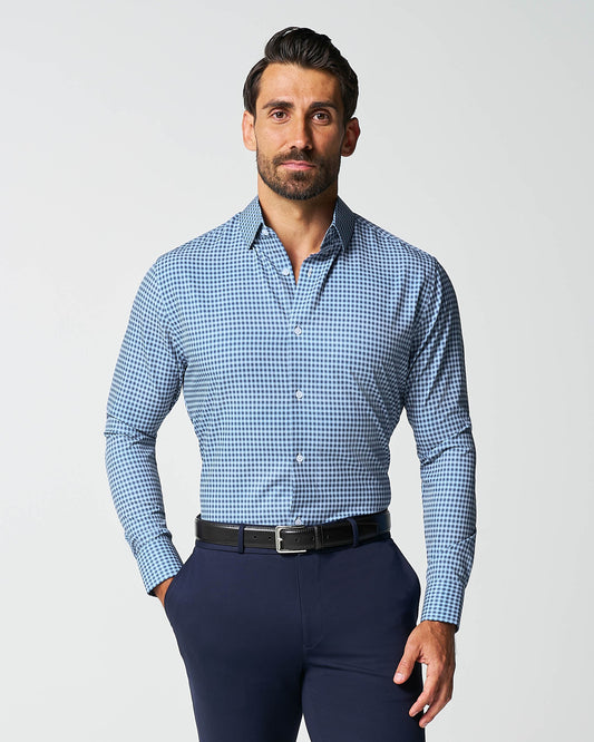 "The Brooklyn" Navy & Light Blue Gingham