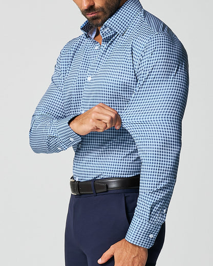 "The Brooklyn" Navy & Light Blue Gingham