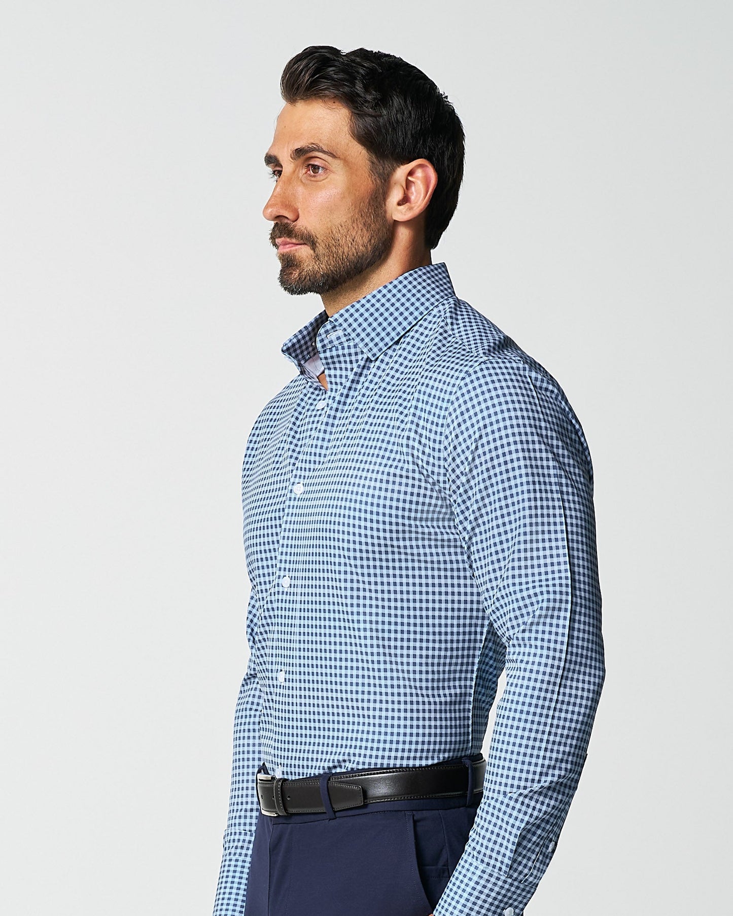 "The Brooklyn" Navy & Light Blue Gingham