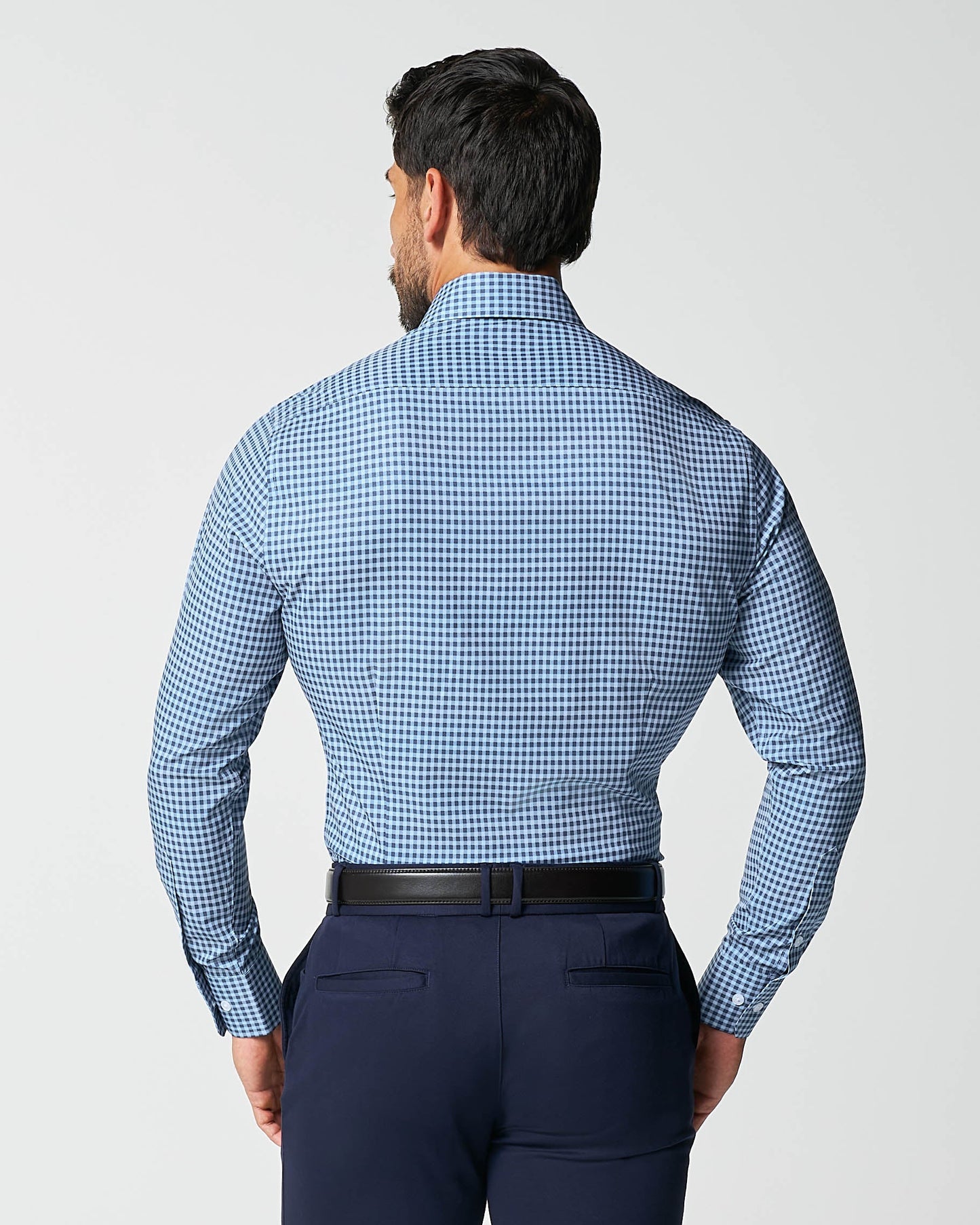 "The Brooklyn" Navy & Light Blue Gingham