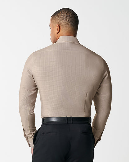 "The Brooks" Light Brown Double Check