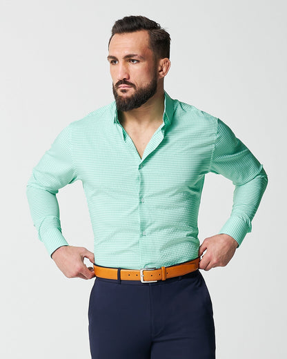 "The Charley" Mint Green Gingham