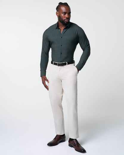 "The Colby" Dark Green & Mint Windowpane