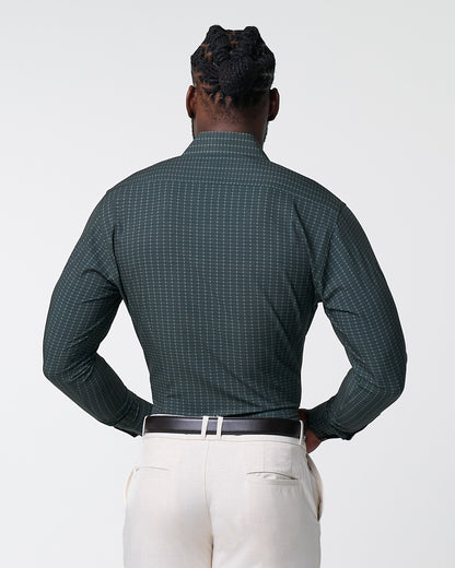 "The Colby" Dark Green & Mint Windowpane