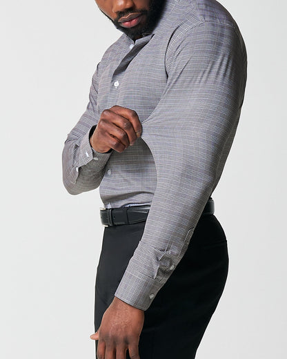 "The Gunnar" Grey and Black Plaid