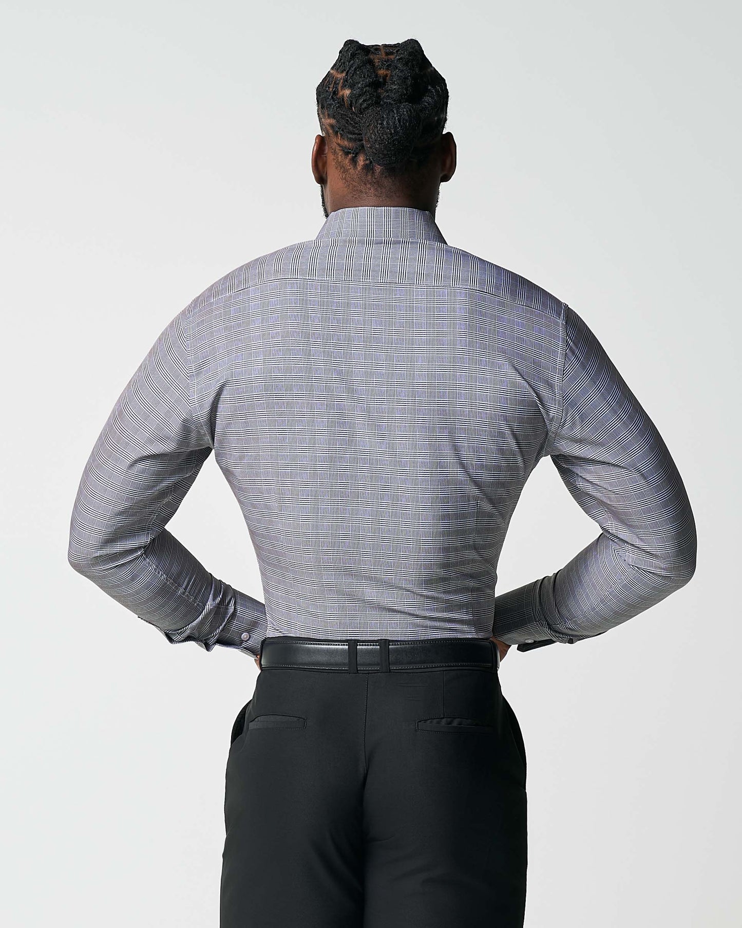 "The Gunnar" Grey and Black Plaid