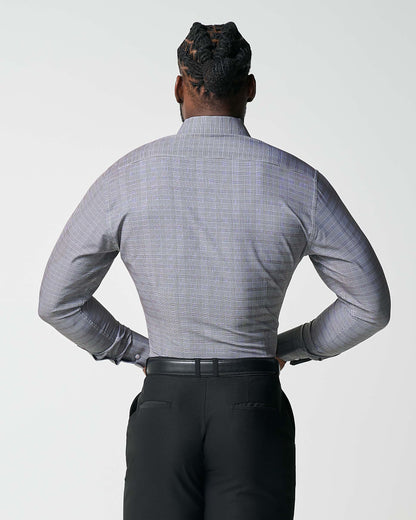 "The Gunnar" Grey and Black Plaid