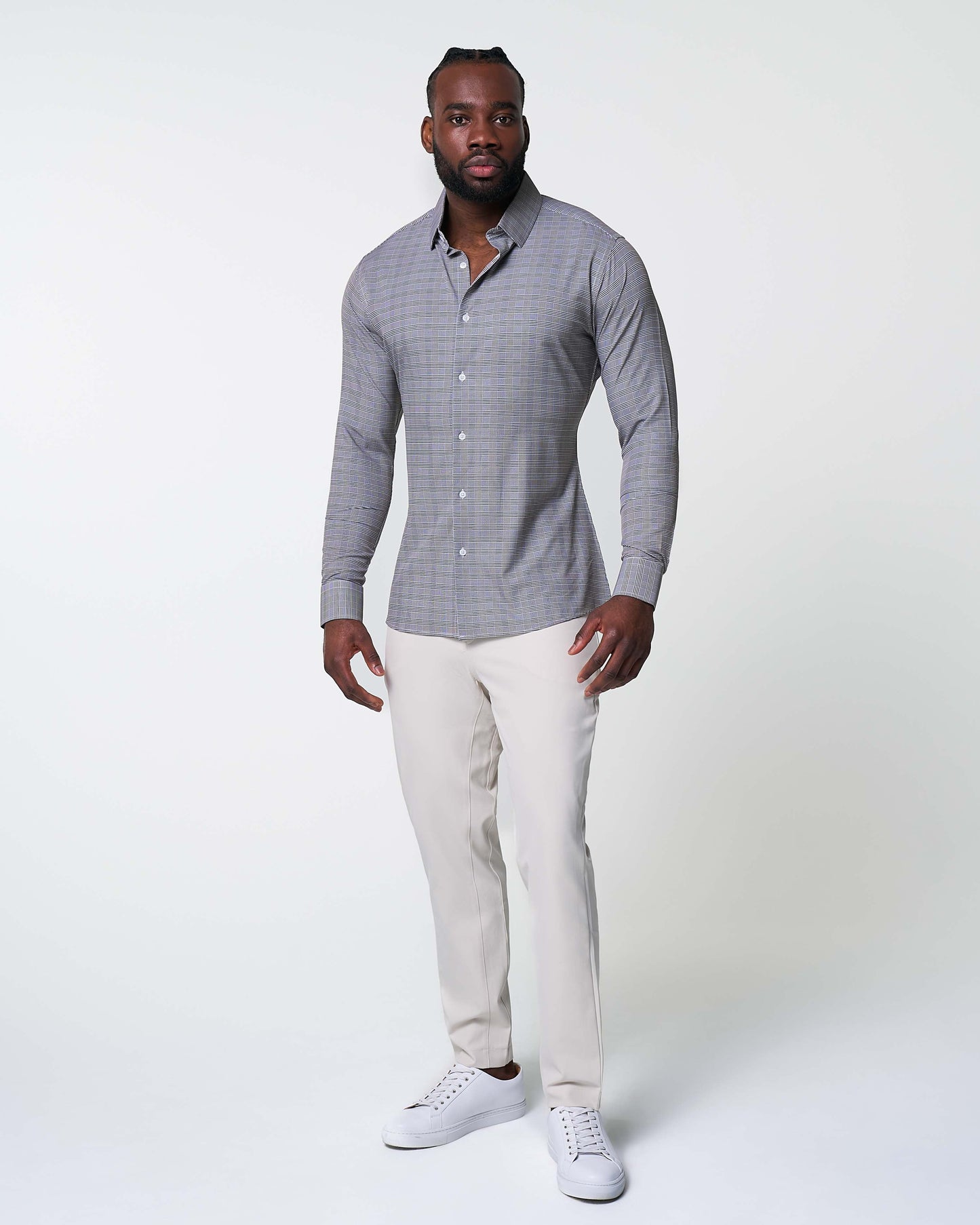 "The Gunnar" Grey and Black Plaid