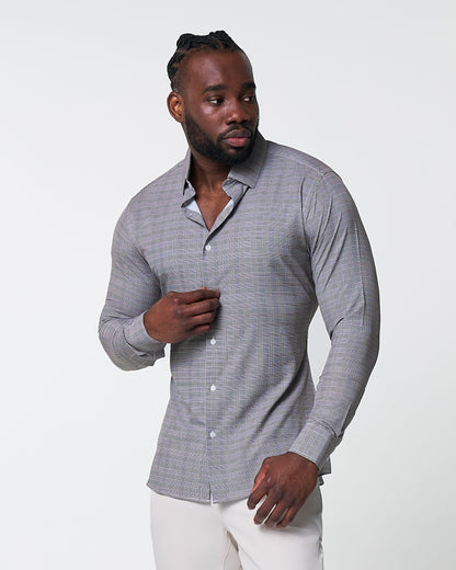 "The Gunnar" Grey and Black Plaid