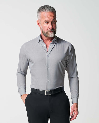 "The Harris" Grey Roped Windowpane