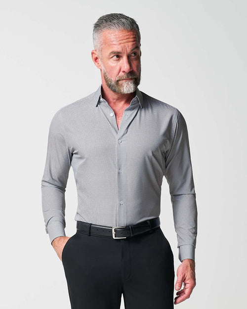 "The Harris" Grey Roped Windowpane