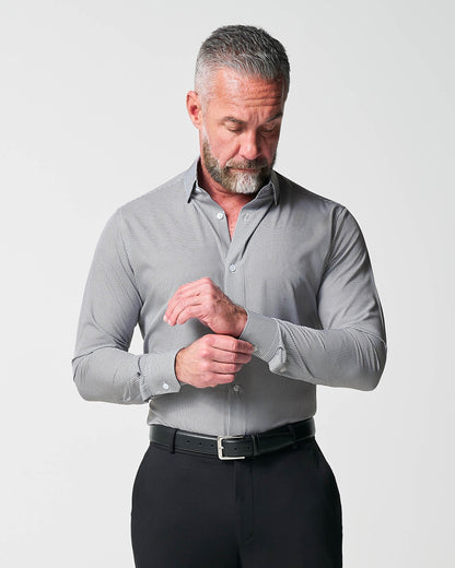 "The Harris" Grey Roped Windowpane