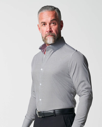 "The Harris" Grey Roped Windowpane