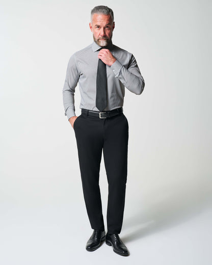 "The Harris" Grey Roped Windowpane