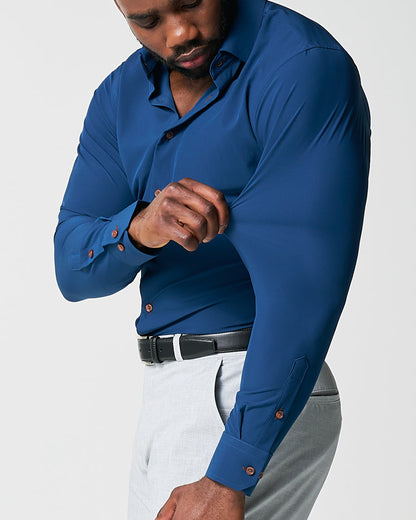 "The Howard" Solid Navy - Classic Fit