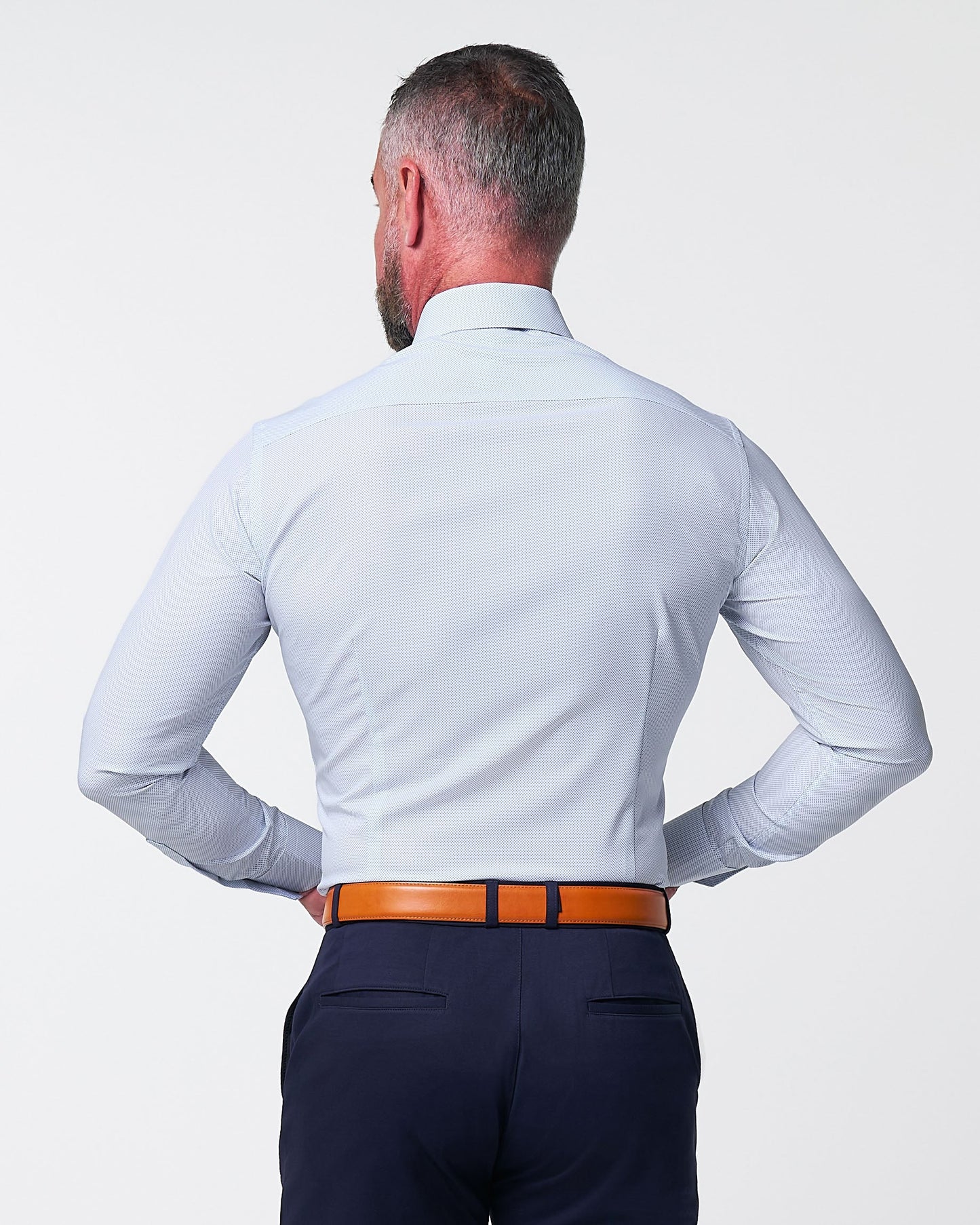 "The Jameson" Mini Navy Dot - Classic Fit