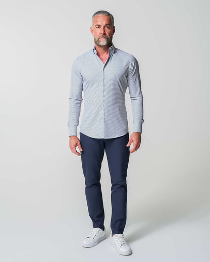 "The Jameson" Mini Navy Dot Print