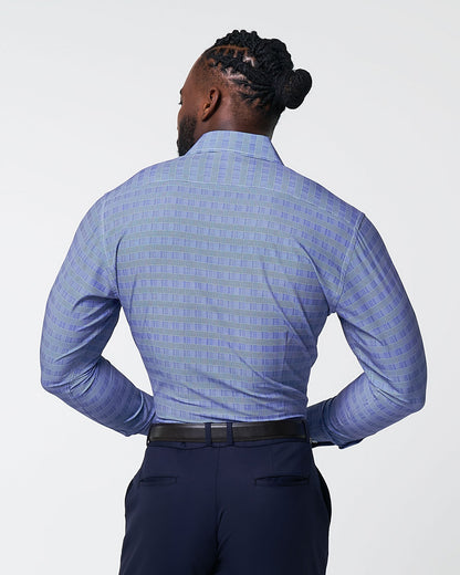 "The Knox" Navy & White Plaid