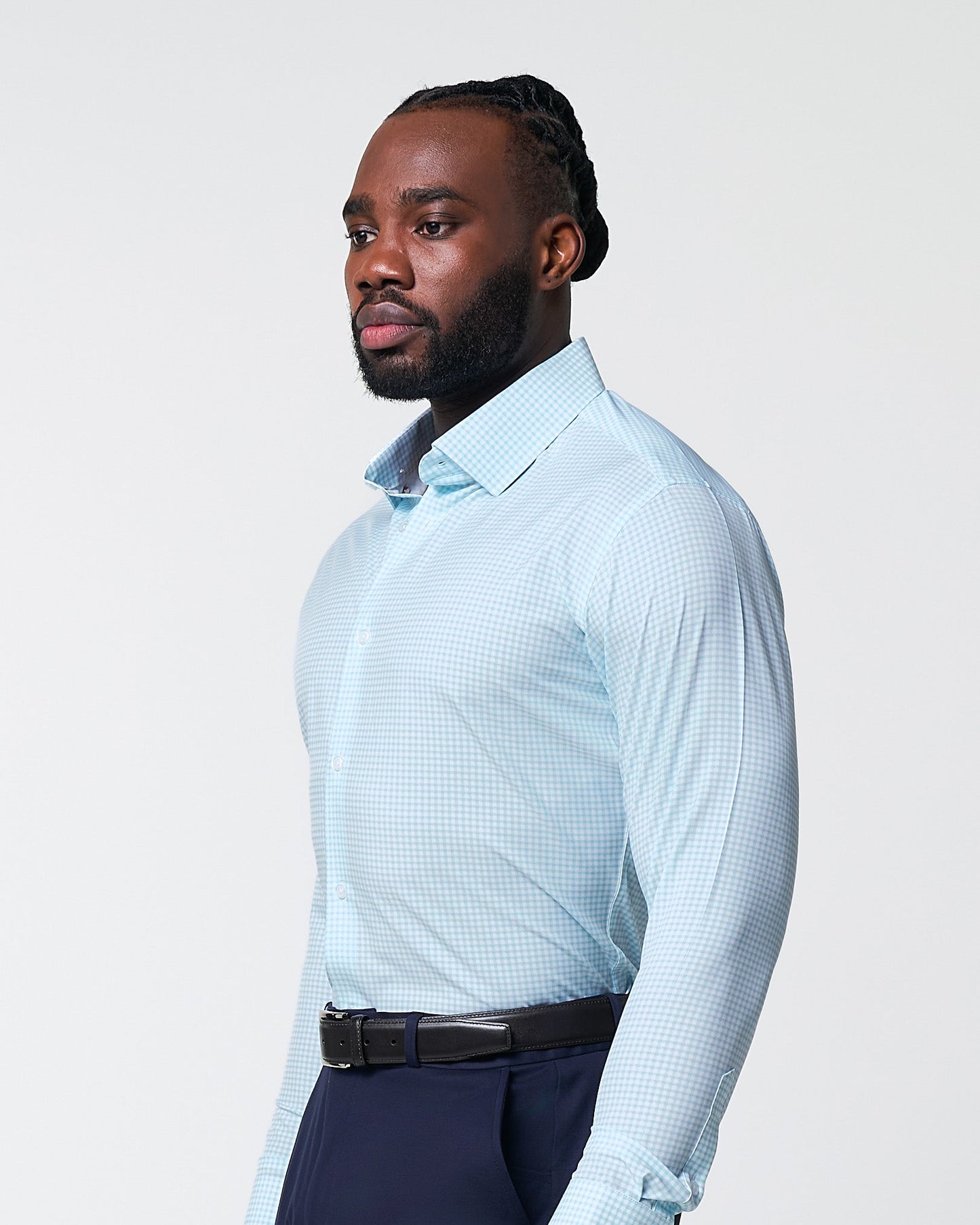 "The Nash" Baby Blue Gingham