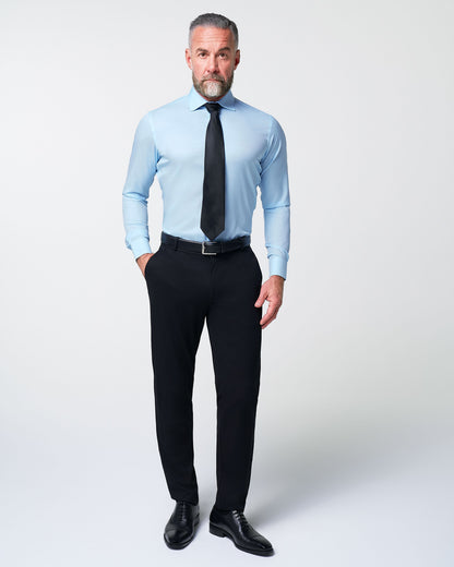''The Peter" Light Blue Weave - Classic Fit