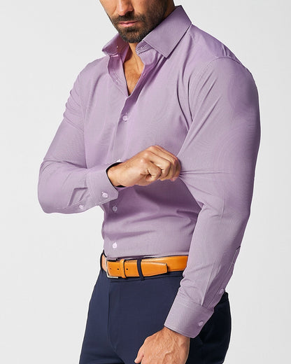 "The Ryan" Dark Purple Micro Check