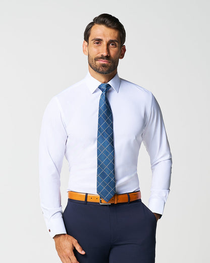 "The Springer" Limited Edition: White with Navy Accents - Classic Fit
