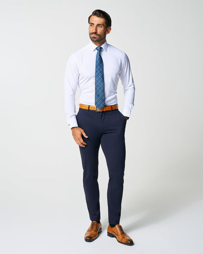 "The Springer" Limited Edition: White with Navy Accents - Classic Fit