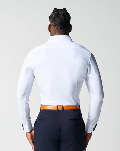 "The Springer" Limited Edition: White with Navy Accents - Classic Fit