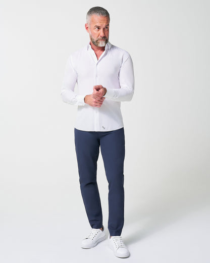 "The Everest" Winter-Weight Solid White
