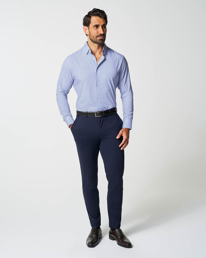 "The Weston" Light Blue, Pink & Black Plaid