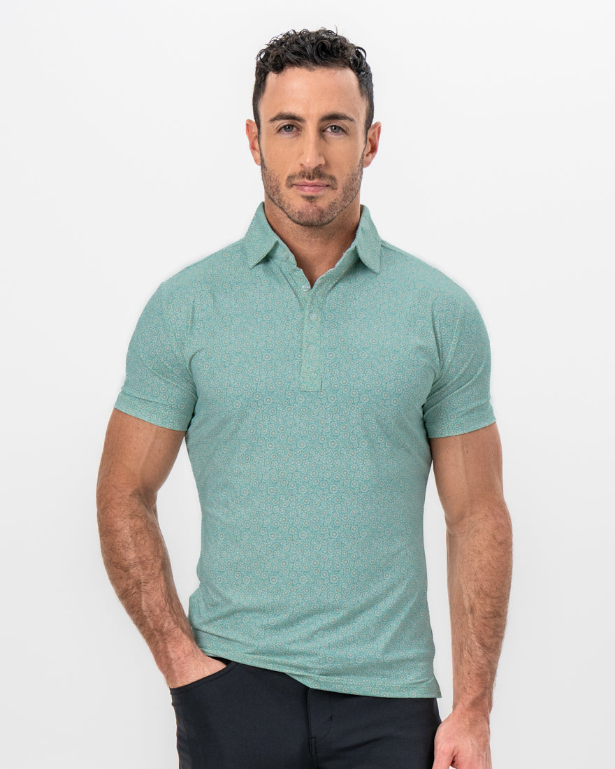 "The Drift" Seafoam Floral Print