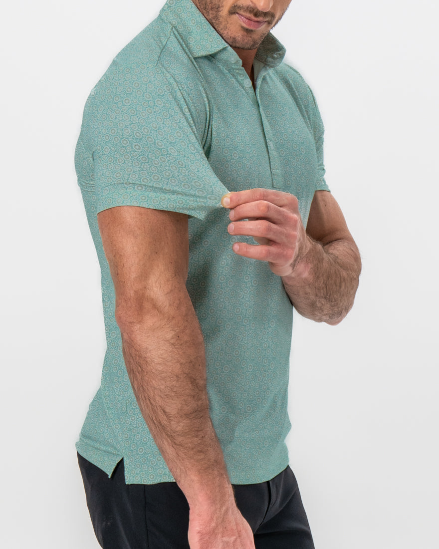 "The Drift" Seafoam Floral Print