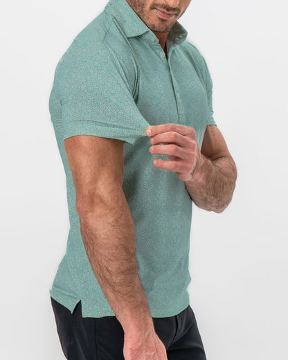 "The Drift" Seafoam Floral Print