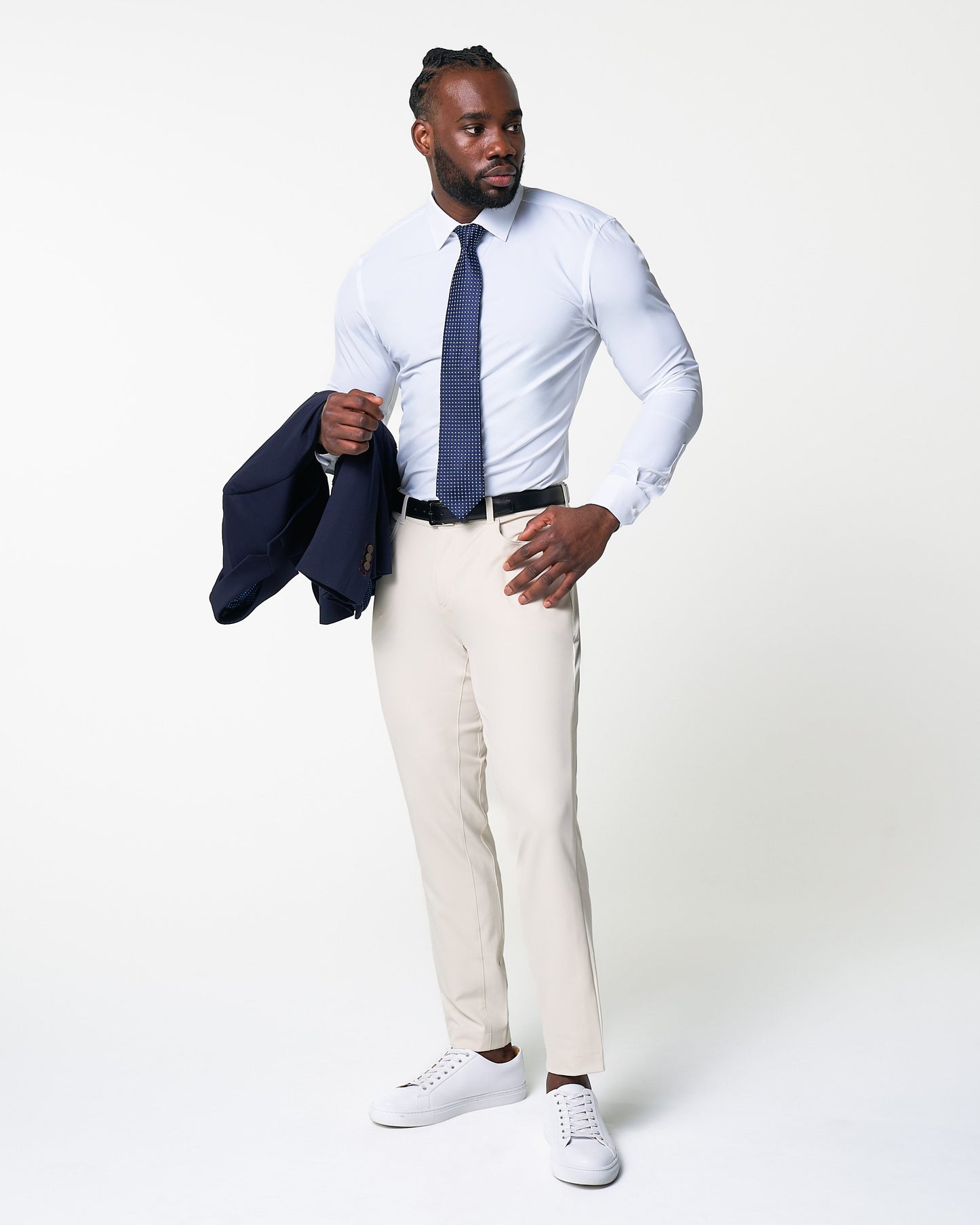 Athletic Fit Stretch Tech Chino - Light Khaki