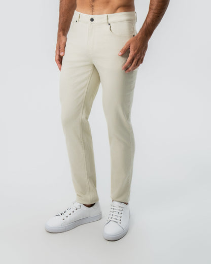 Performance Cotton Twill 5 Pocket Pant - Tan