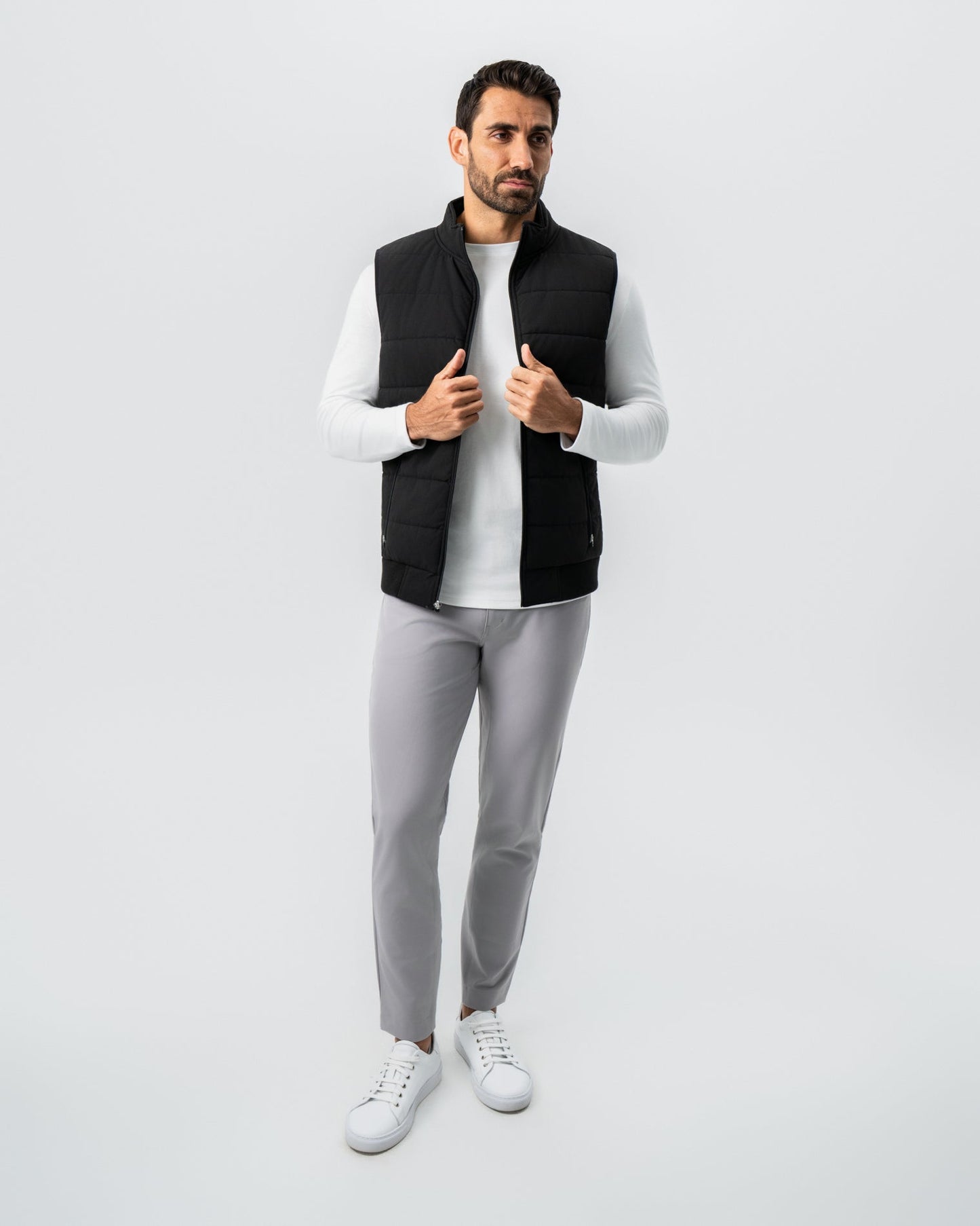 Down Vest - Black