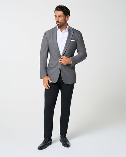 Athletic Fit Stretch Blazer - Heathered Grey