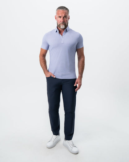 "The Delray" Navy & Pink Cross Stitch