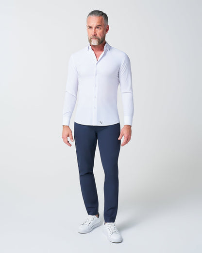 "The Springer" Solid White - Classic Fit