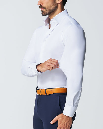"The Springer" Solid White - Classic Fit