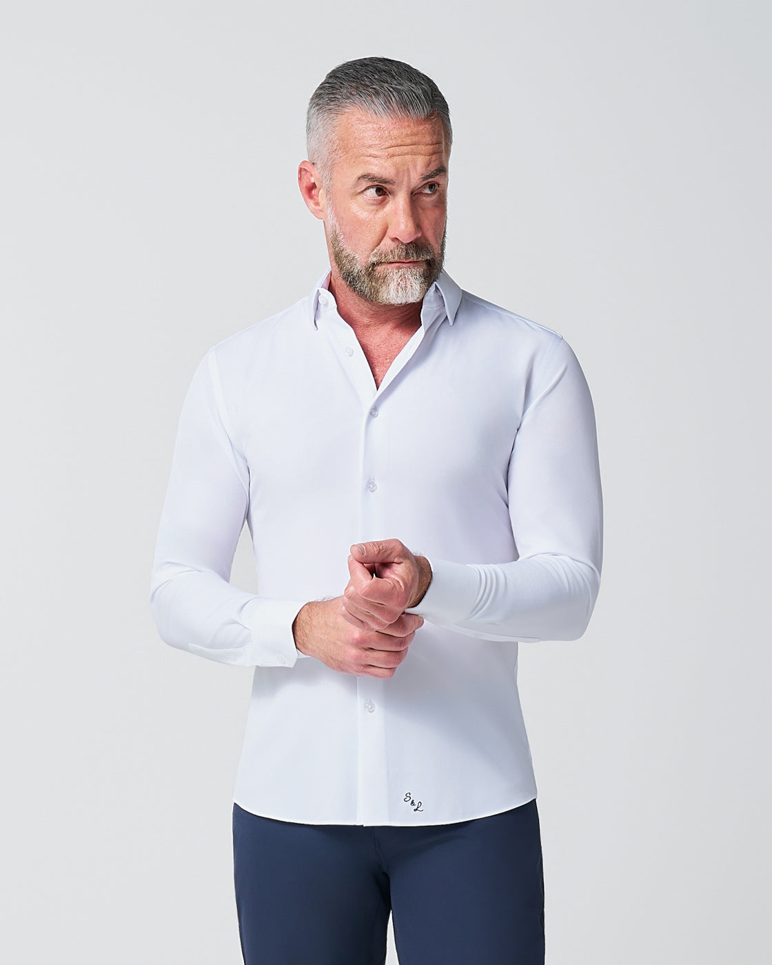 "The Springer" Solid White - Classic Fit