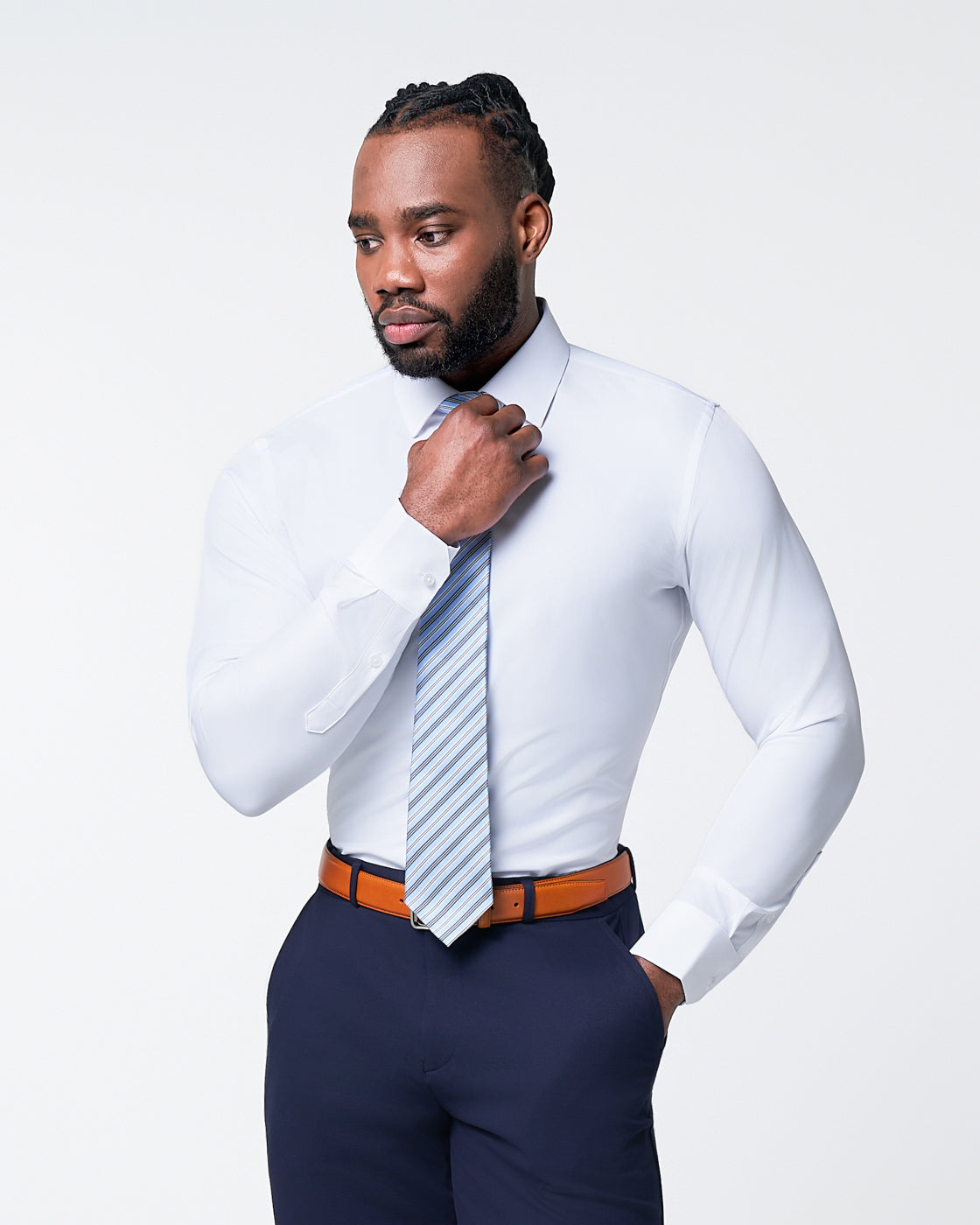 "The Springer" Solid White - Classic Fit