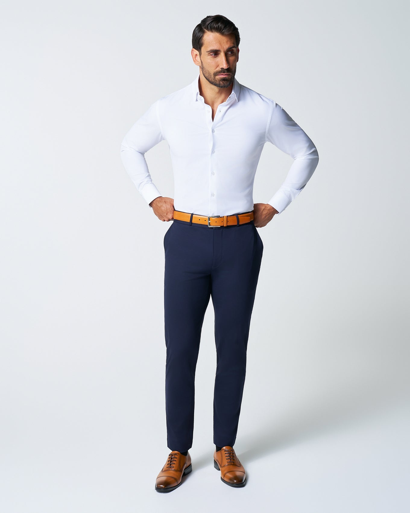 "The Springer" Solid White - Classic Fit