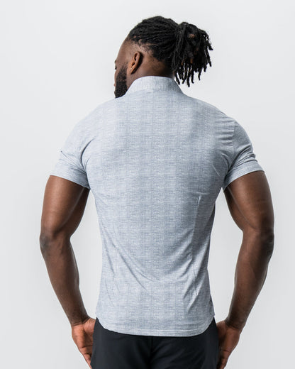 "The Jefferson" Light Grey Printed Linen