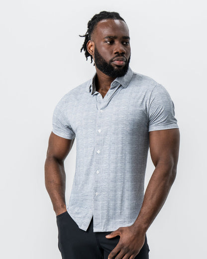 "The Jefferson" Light Grey Printed Linen