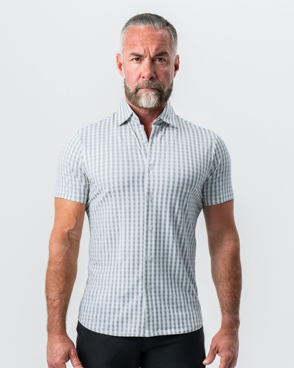 "The Strudwick" Light Olive & White Check