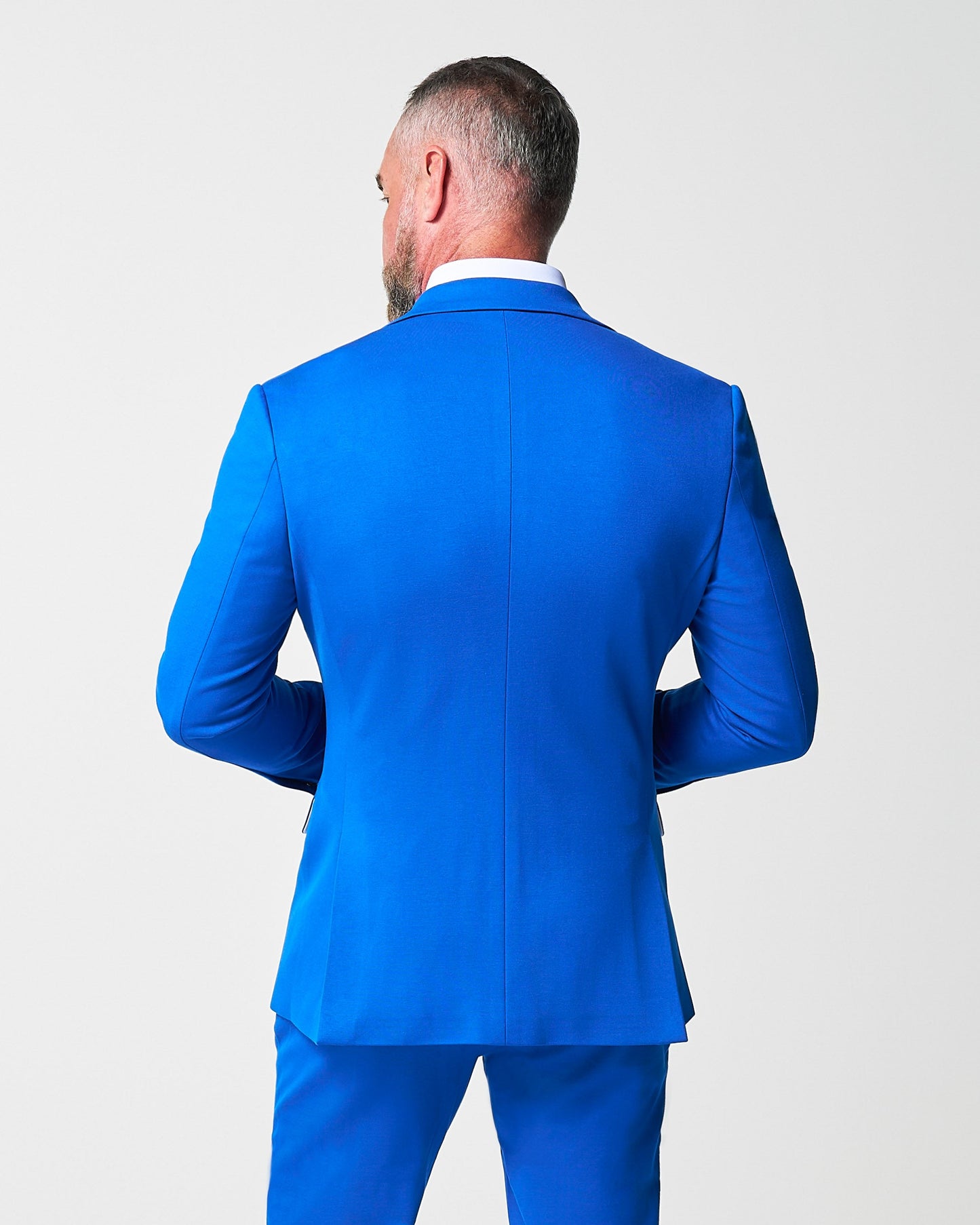 Athletic Fit Stretch Blazer - Solid Royal Blue