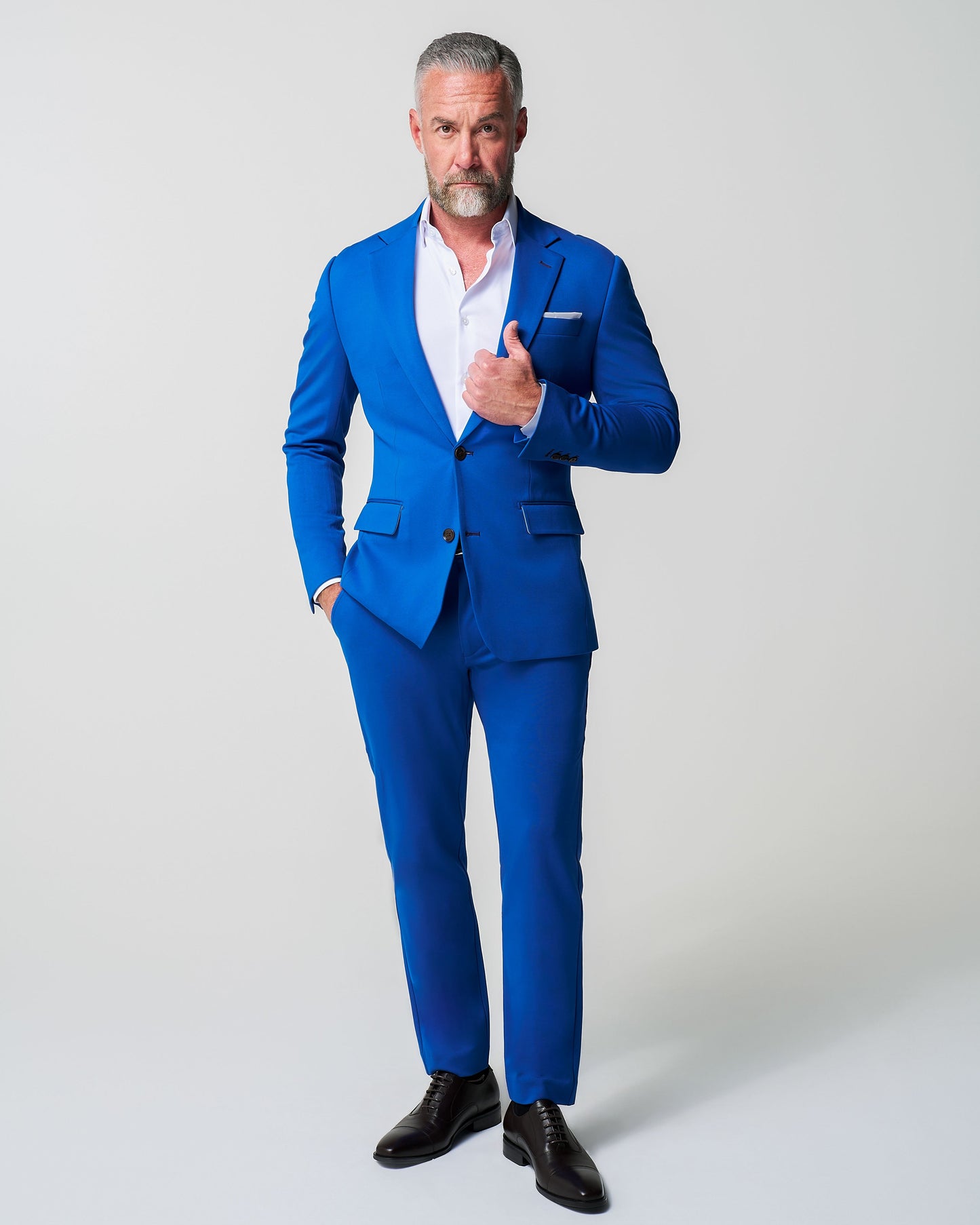Athletic Fit Stretch Blazer - Solid Royal Blue